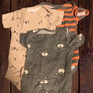 Gerber baby bear short sleeve onesie pack